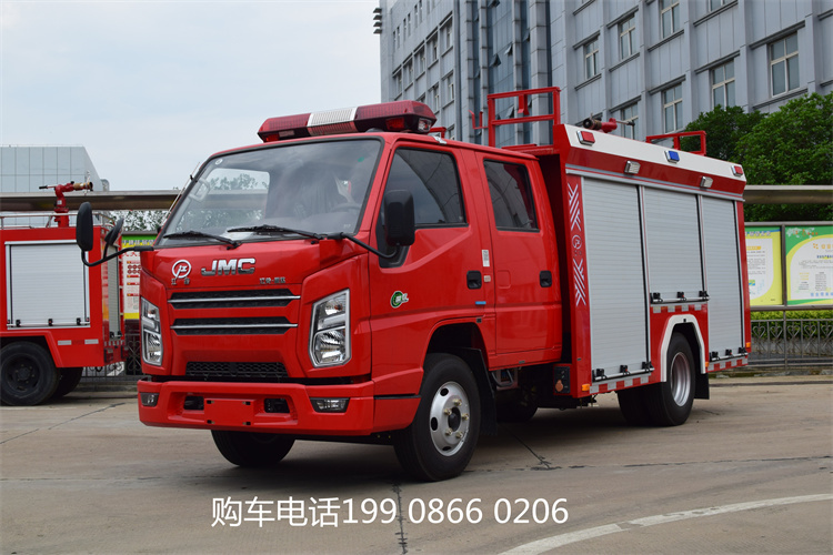 2噸江鈴水罐消防車(chē)（國(guó)六）